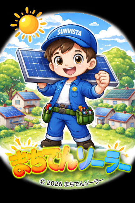 SUNVISTA SHOP協議会のイメージキャラクターまちでんソーラーの画像